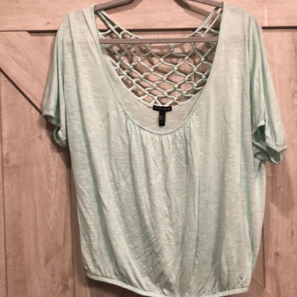 mint green top